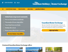 Tablet Screenshot of guardianhomeexchange.co.uk